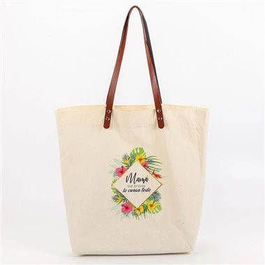 Tote Canvas Wedi'i Bersonoli